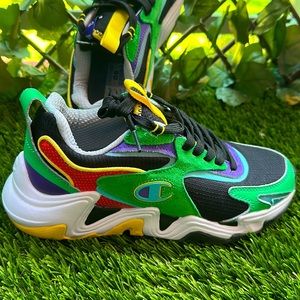 Size 8 women’s Champion running shoes, limited edition. Worn only once.